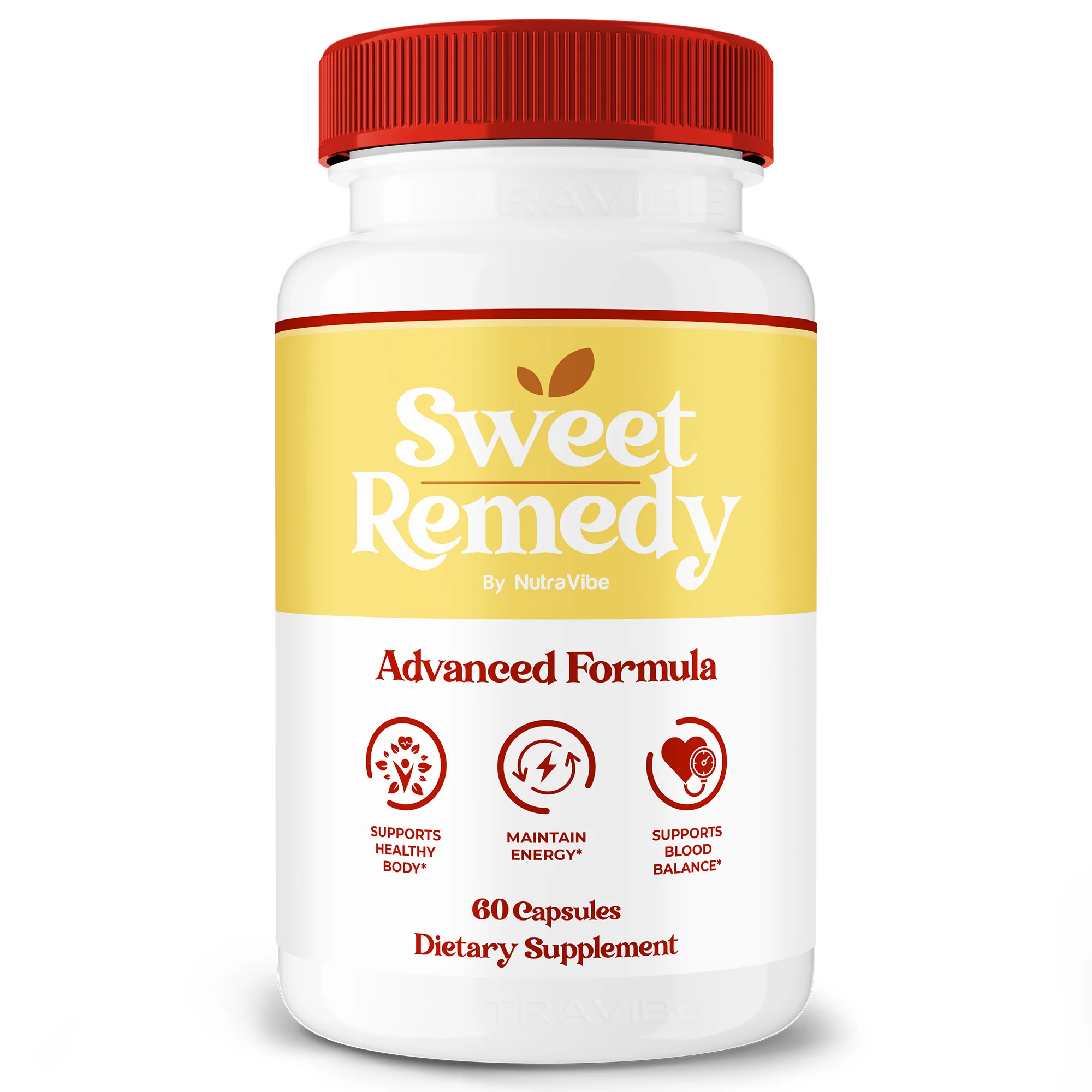 Sweet Remedy Blood Sugar Support Supplement Bottle